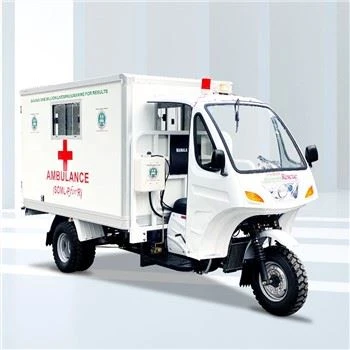 Triciclo de ambulancia de emergencia hospitalaria