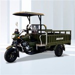 Potente triciclo de carga con motor de gasolina