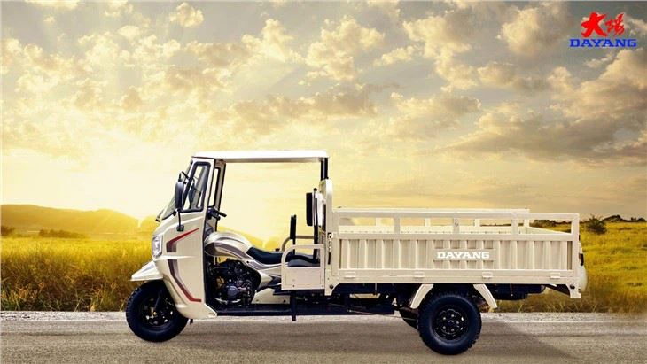 Three Wheel Gasoline Motor Tricycle with cabin
