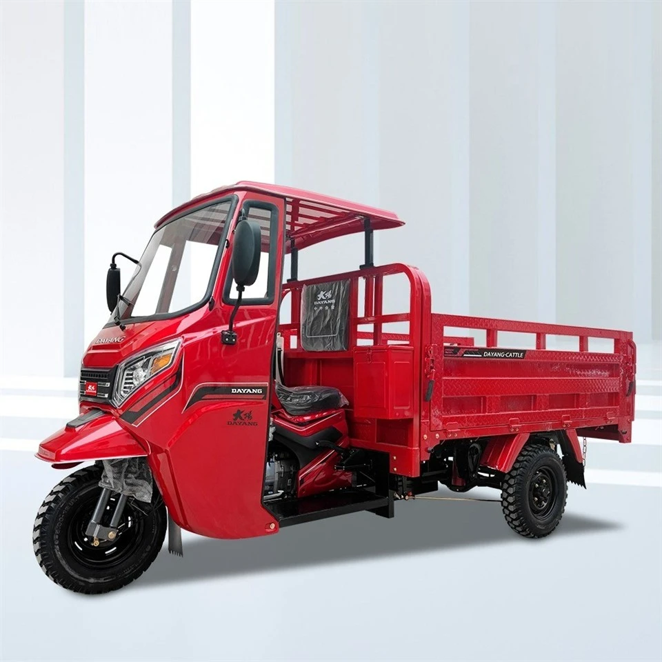 New Motorcycle With Cabin Threewheel Gasoline Motor