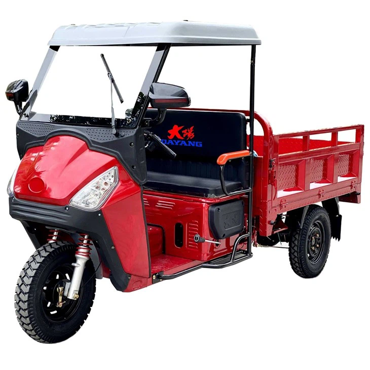 Wholesale Off Road Tricycle Ethiopia Open Motor Tricycle For Cargo Petrol Gasoline Motorized Cargo Tricycles